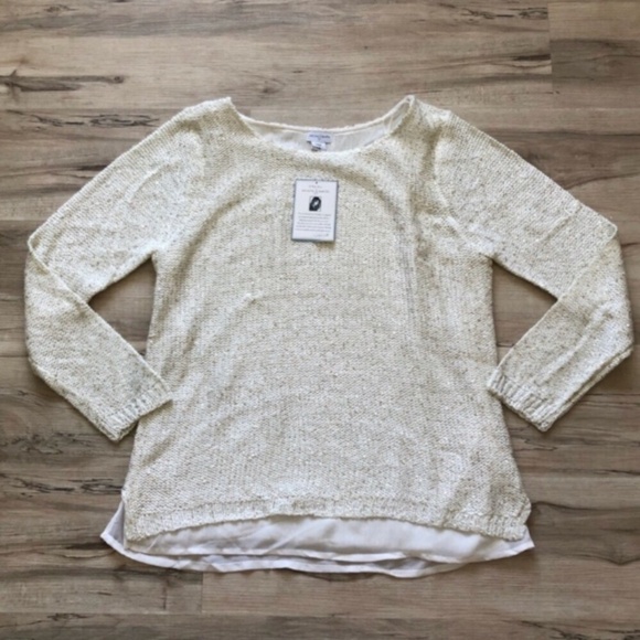 BNWT!! Lightweight Knit Sequin Jaclyn Smith Sweater - Picture 1 of 9